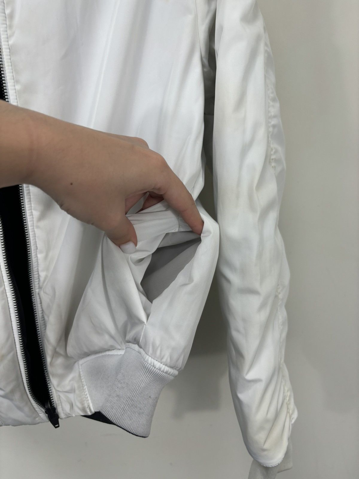 T by Alexander Wang T By Alexander Wang Black/White Luxury Hype Bomber Jacket Size S / US 4 / IT 40 - 23 Thumbnail
