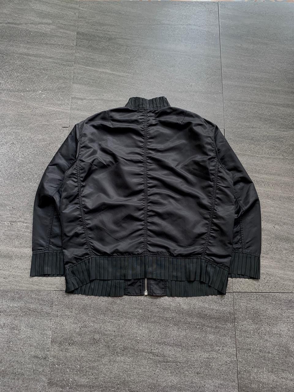 Maison Margiela FREE TAX! MM6 Oversized Pleated Nylon Bomber Jacket Size US M / EU 48-50 / 2 - 5 Thumbnail