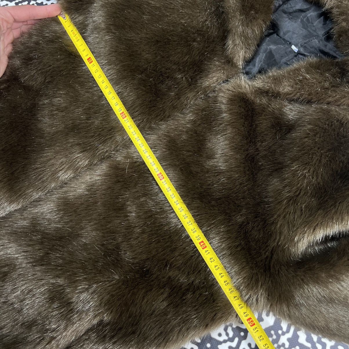 Vintage Vintage Y2K Japanese Style Faux Fur Retro Bomber Jacket Size XS / US 0-2 / IT 36-38 - 21 Thumbnail