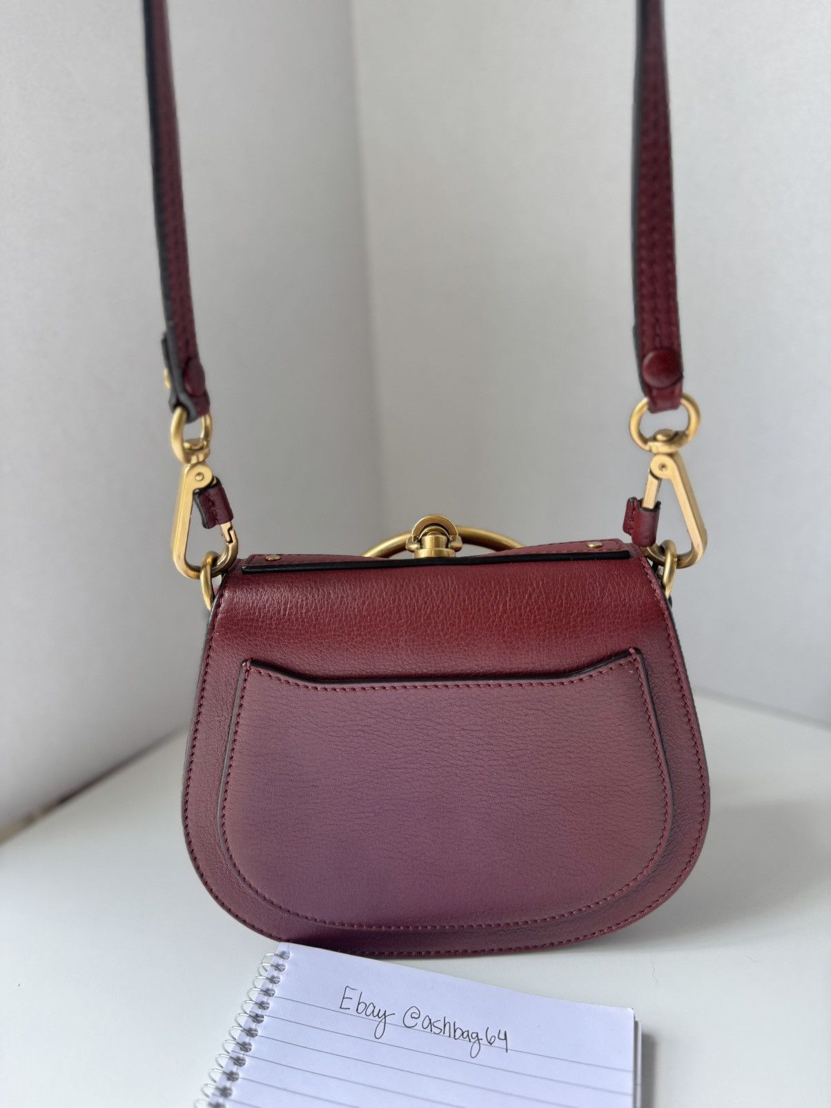 Chloe Chloé Nile Minaudière Bracelet Bag Burgundy Size ONE SIZE - 5 Thumbnail