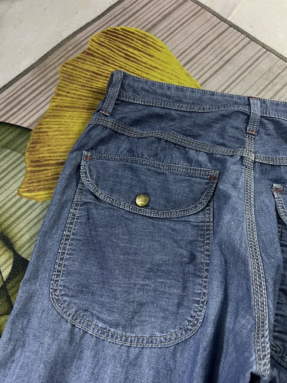 Japanese Brand EDWIN BAGGY JEANS Size US 31 - 16 Thumbnail