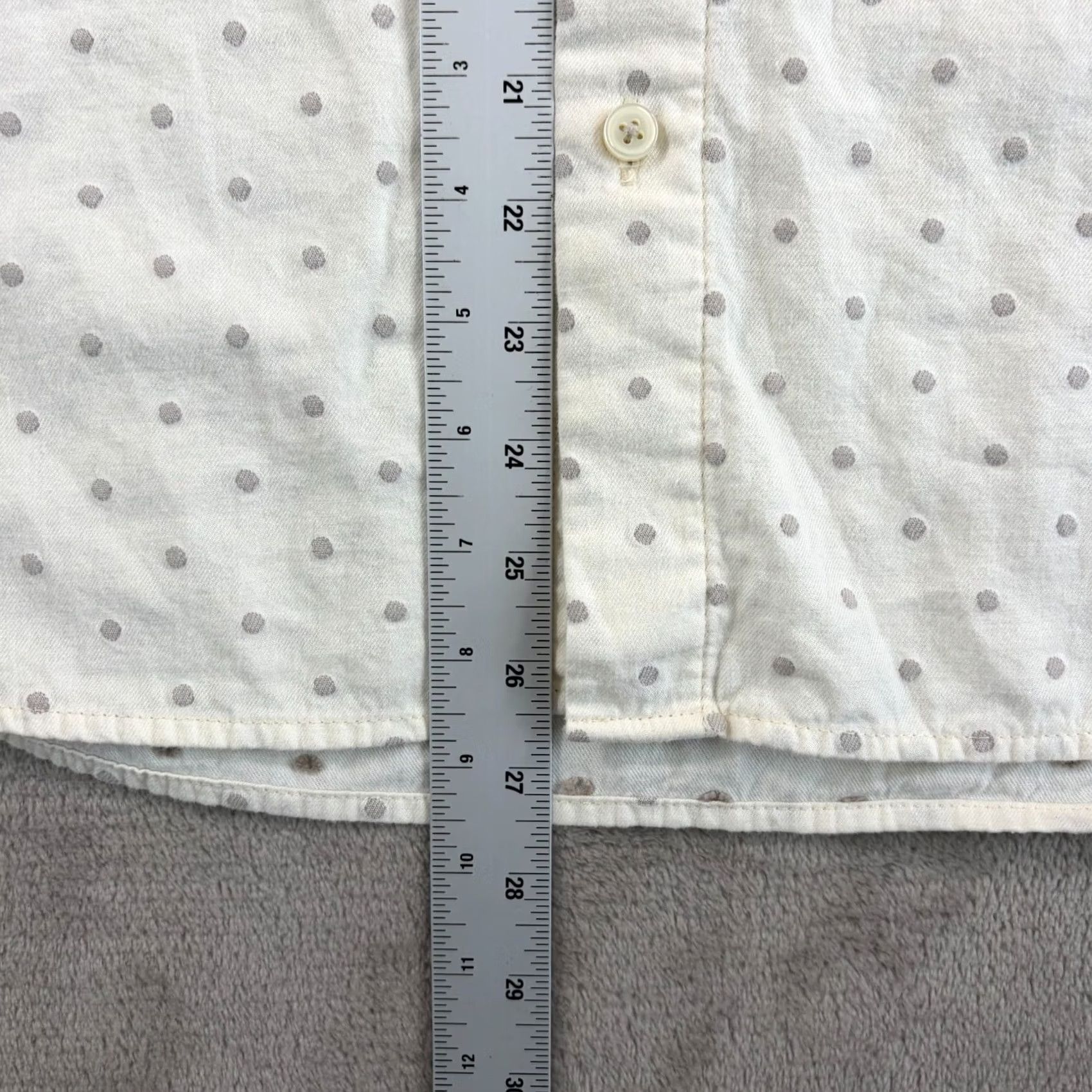 KATO Hiroshi Kato Embroidery Dot White Shirt Men Small Pocket Cotton Designer Shirt Men S White Polka Dot Size US S / EU 44-46 / 1 - 6 Thumbnail
