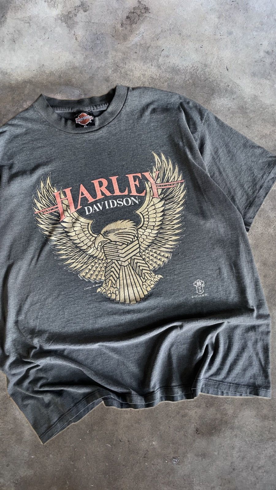 Vintage Vintage 90’s Faded Harley Davidson Motorcycles T Shirt Size US XL / EU 56 / 4 - 1 Preview