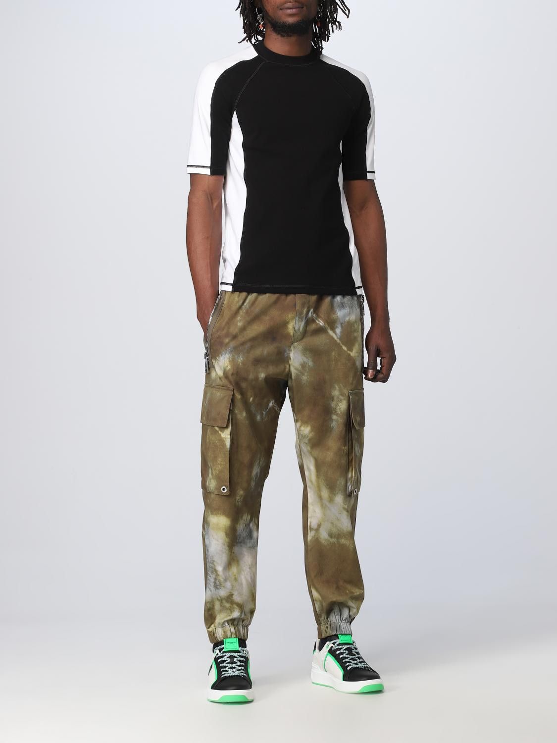 Balmain o1y0426 Cargo Pant in Multicolor Size US 32 / EU 48 - 2 Thumbnail