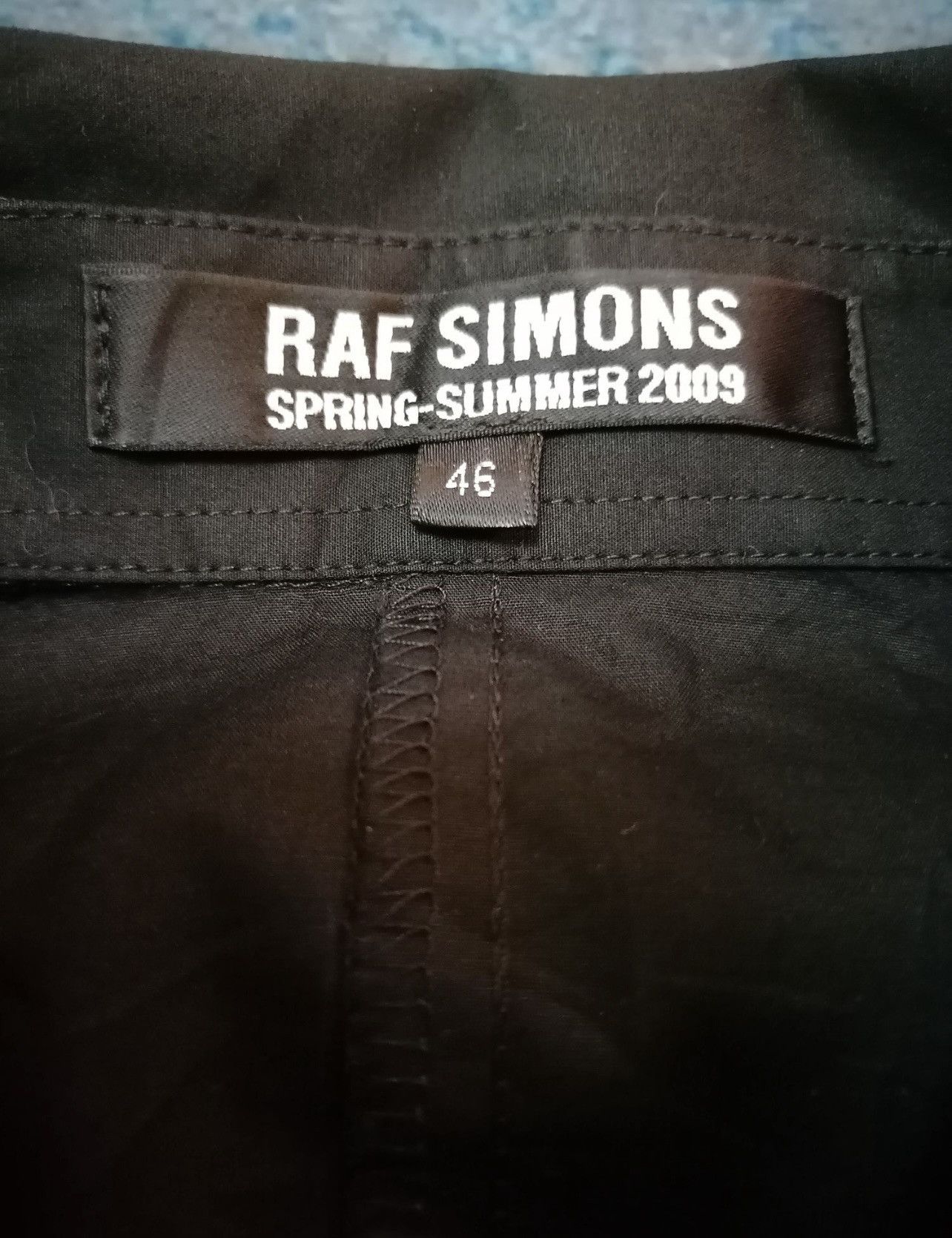 Raf Simons Raf Simons Spring Summer 2009 Black Short Sleeve Size US M / EU 48-50 / 2 - 4 Thumbnail