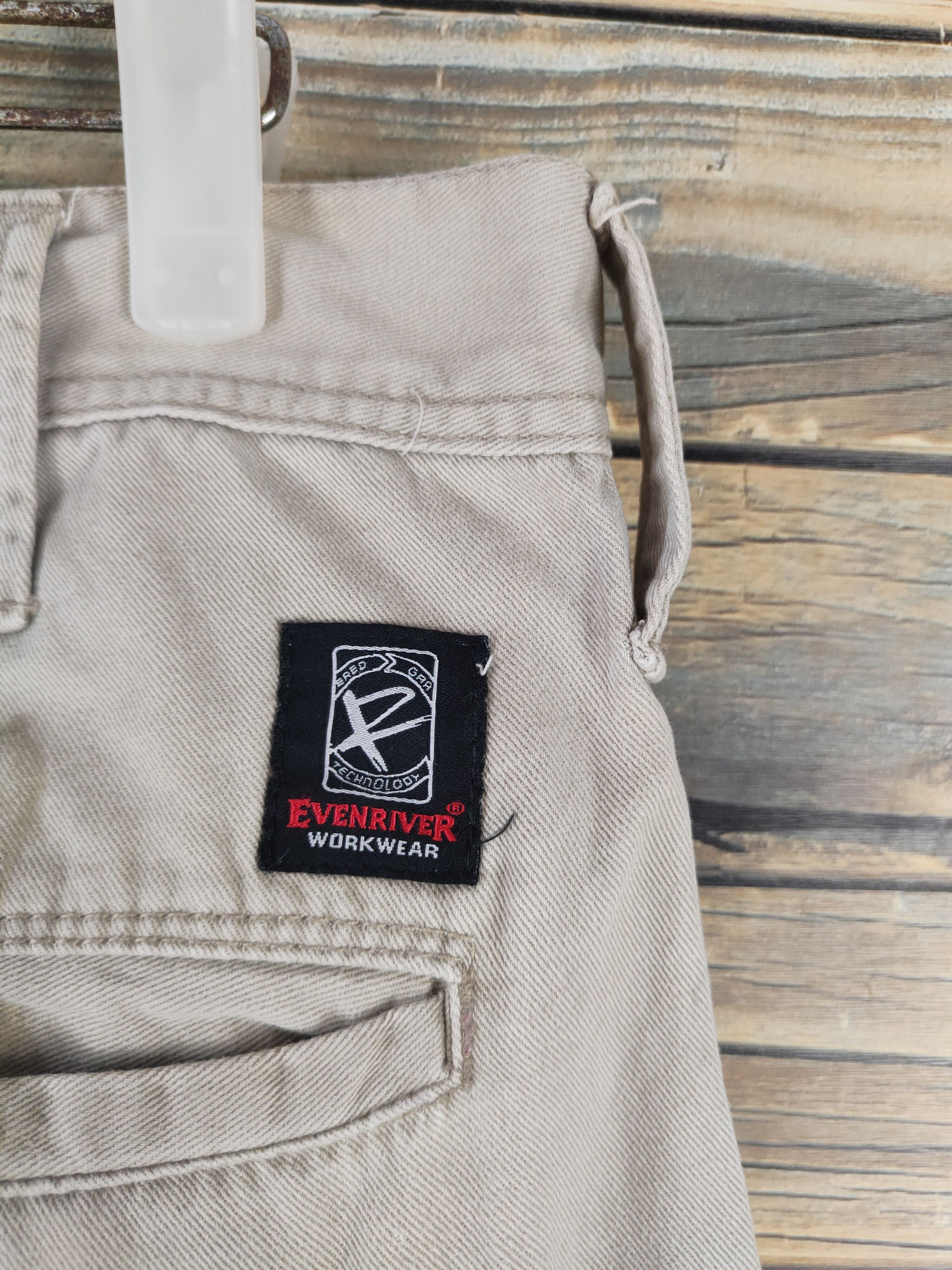 Japanese Brand DL Evenriver Gray Multipocket Cargo Pants #sp46-262T Size US 32 / EU 48 - 10 Thumbnail