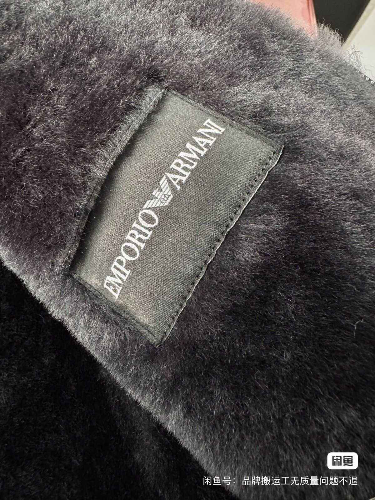 Emporio Armani EMPORIO ARMANI leather fur jacket coat Size US L / EU 52-54 / 3 - 6 Thumbnail