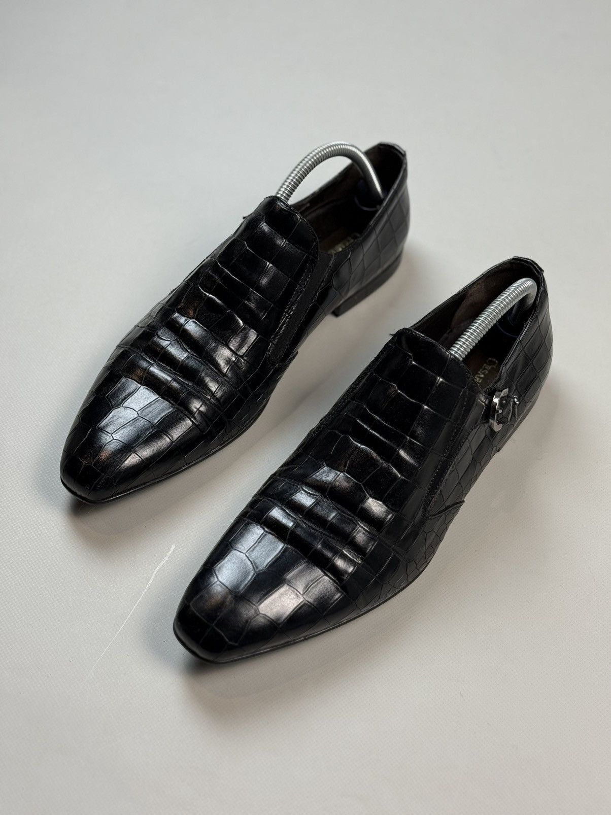 Other Cesare Paciotti Crocodile Leather Monk Strap Dress Shoes Size US 9 / EU 42 - 11 Thumbnail