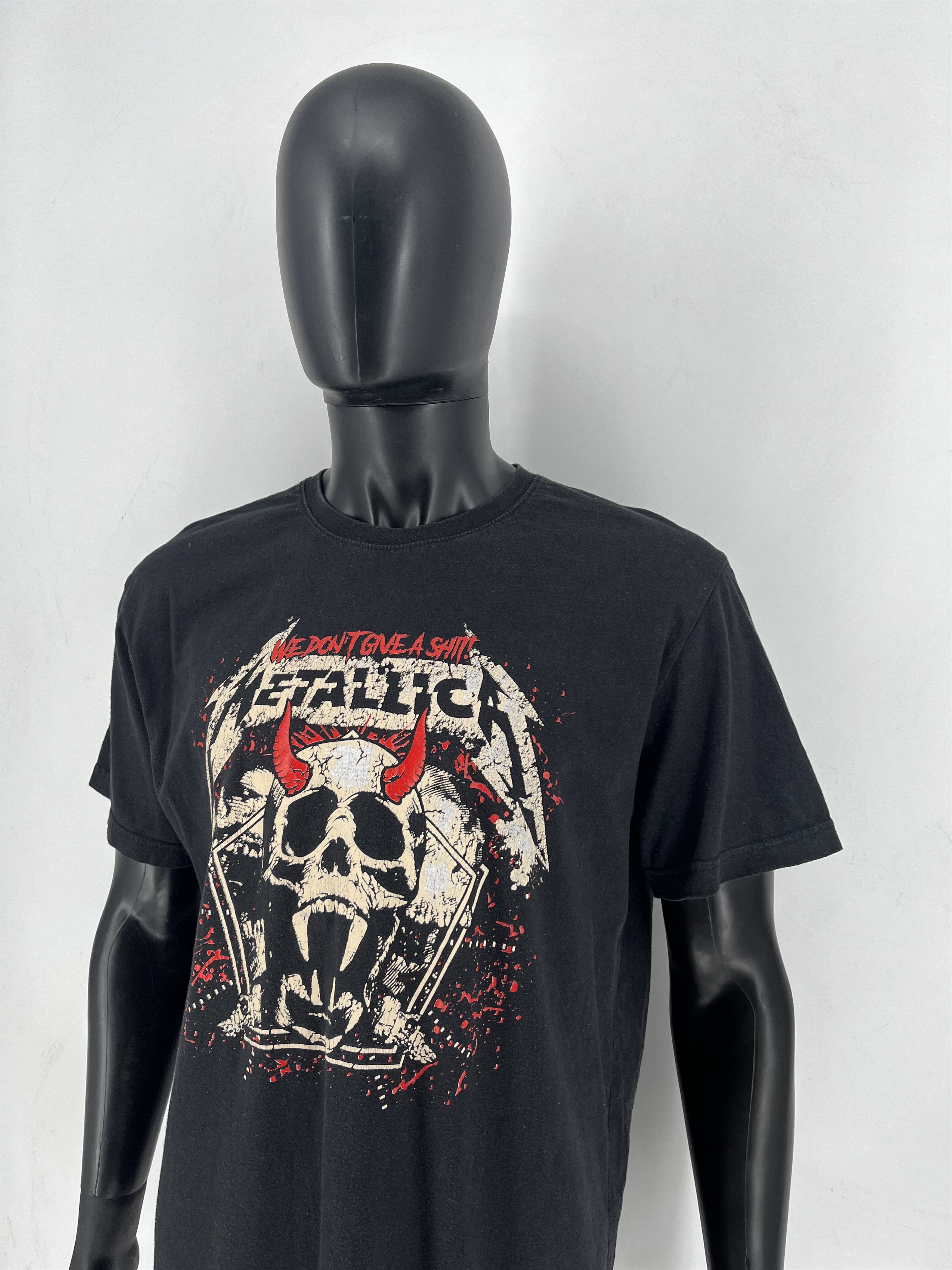 Band Tees Vintage 90s Y2K Metallica Horror Faded Band Rock Streetwear Size US L / EU 52-54 / 3 - 5 Thumbnail