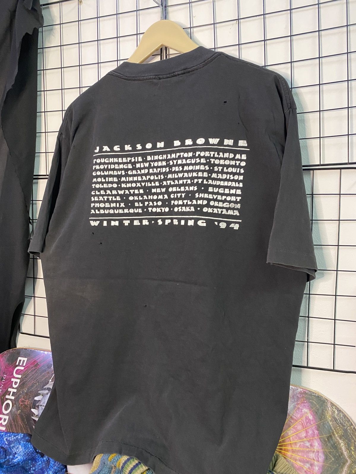 Band Tees Vintage 1994 Jackson Browne Winter Spring Tour Size US L / EU 52-54 / 3 - 7 Thumbnail