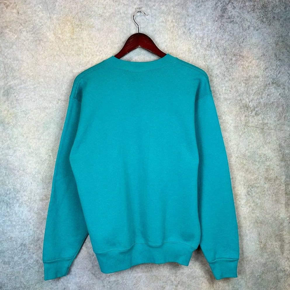 Vintage Vintage 90s Las Vegas Nevada Crewneck Sweatshirt Sz M Teal Size US M / EU 48-50 / 2 - 3 Thumbnail