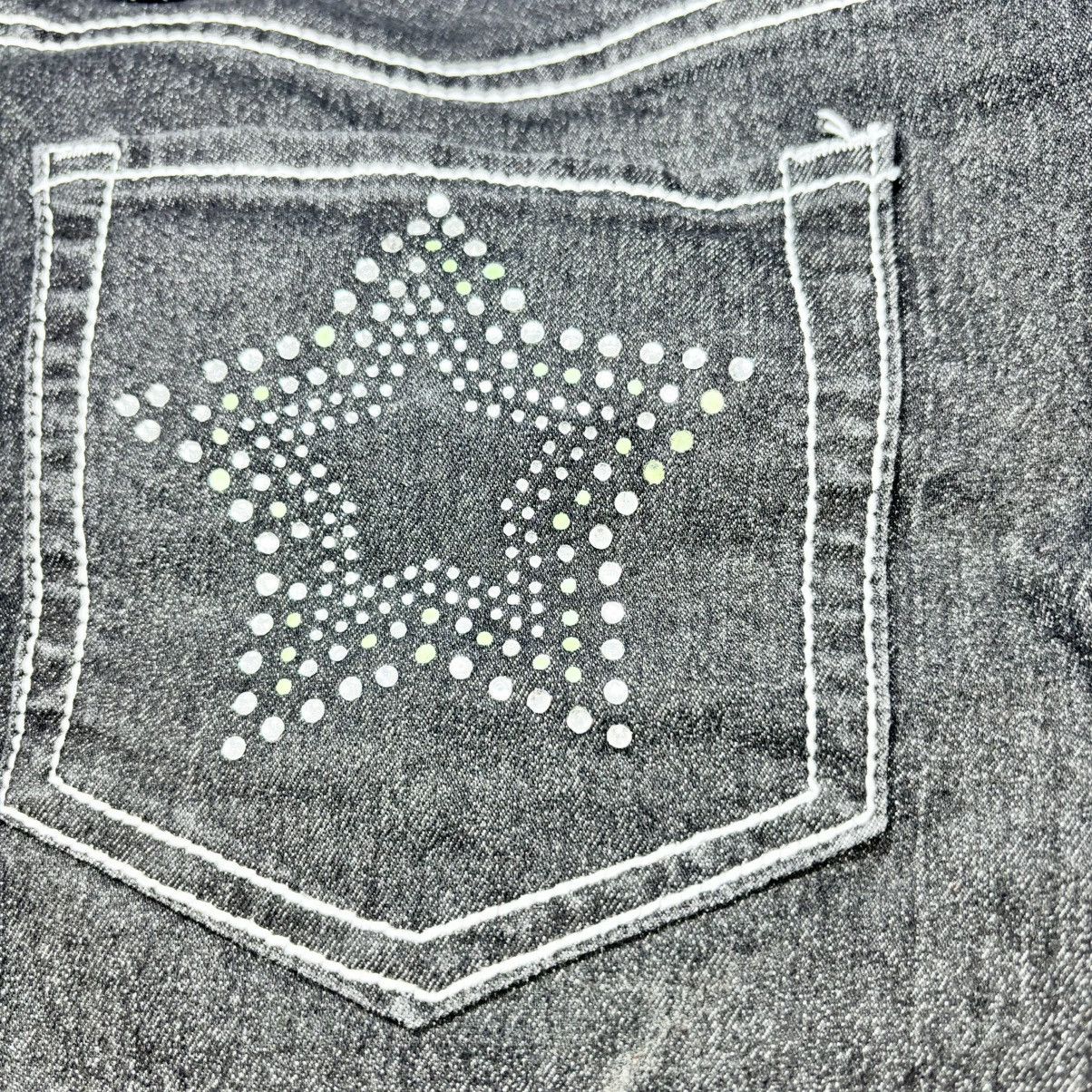 Other Five Jungle & Co Jeans sz 24 Embroidered Black Straight Size US 26 / EU 42 - 13 Thumbnail