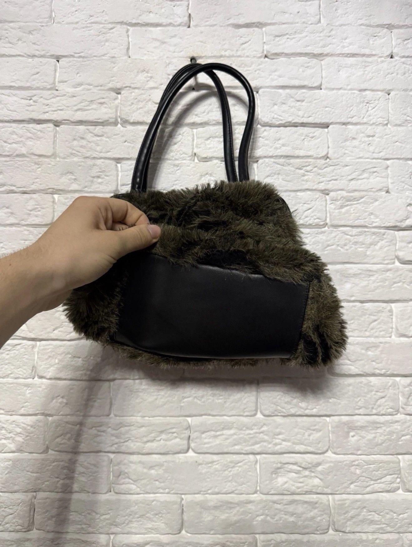 Other Vintage Fur Y2K Mohair Shoulder Handbag Medium Size ONE SIZE - 3 Thumbnail