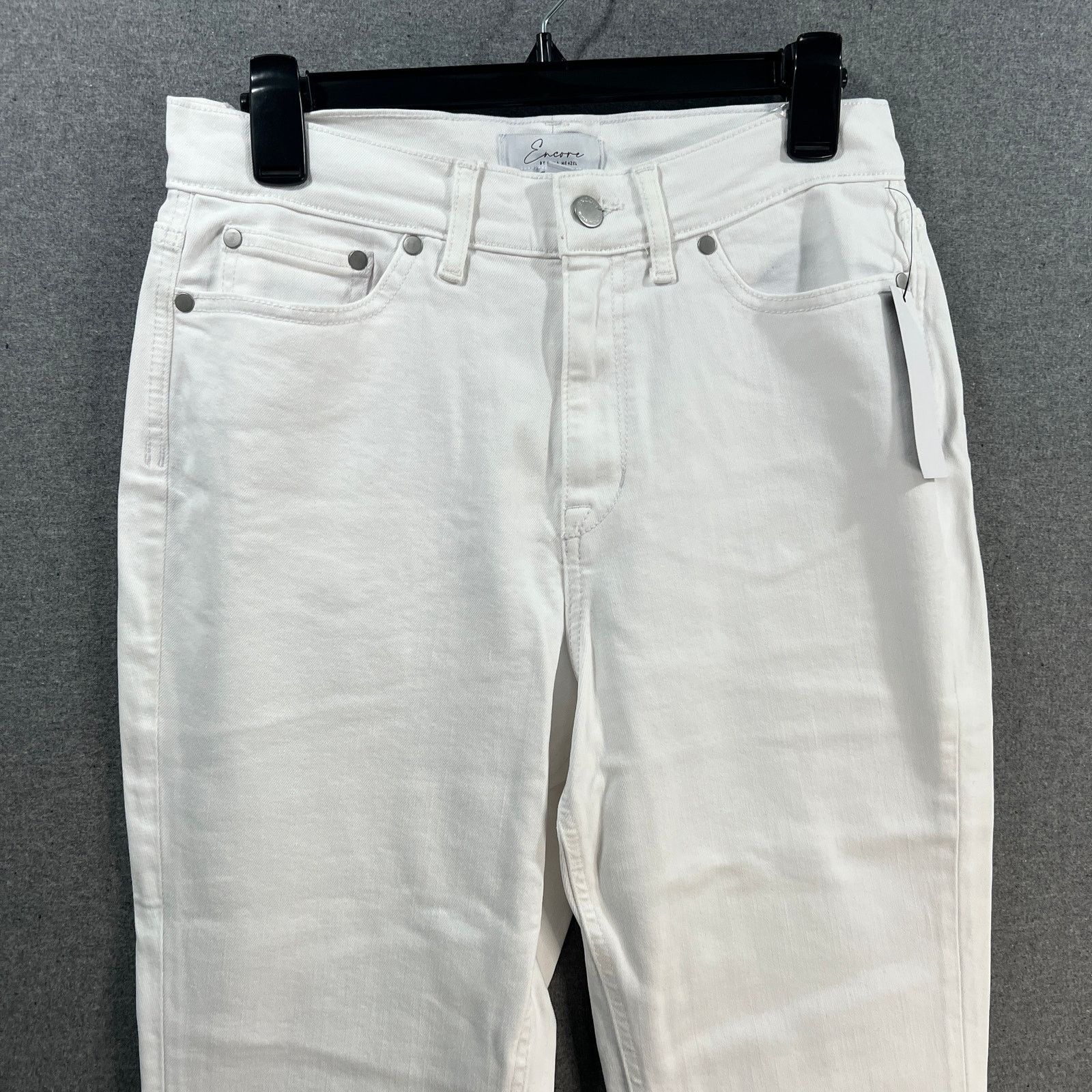 Other Encore by Idina Menzel Regular High Waisted Crop Jeans Size 28" / US 6 / IT 42 - 4 Thumbnail