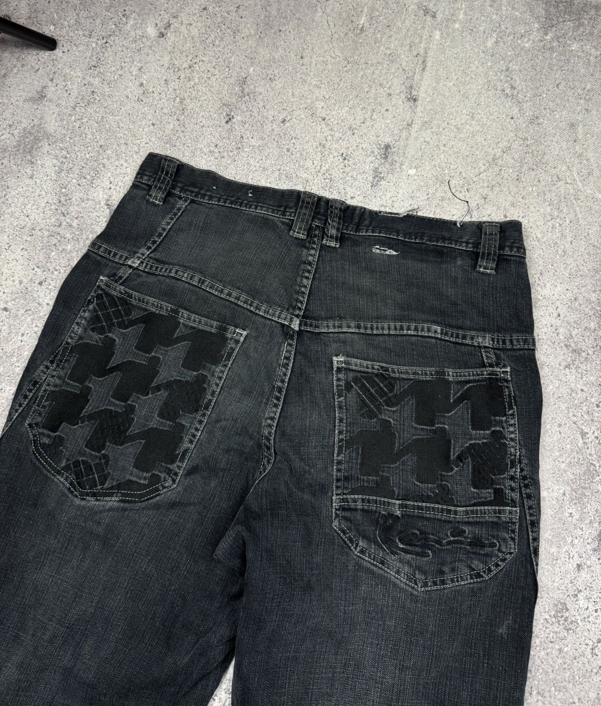Karl Kani Vintage Karl Kani Y2K Baggy Denim Rap Pants Jeans SkateGang Size US 32 / EU 48 - 8 Thumbnail