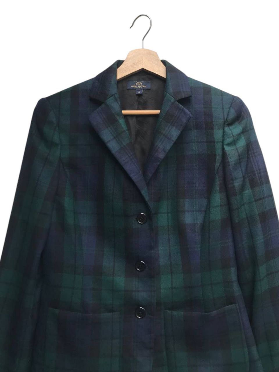 Brooks Brothers Brooks Brothers Plaid Wool Jacket Size US XS / EU 42 / 0 - 7 Thumbnail