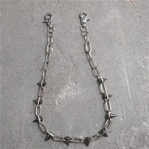 Jewelry Punk Hand Made Rivet Waist Chain Unisex Size ONE SIZE - 2 Thumbnail