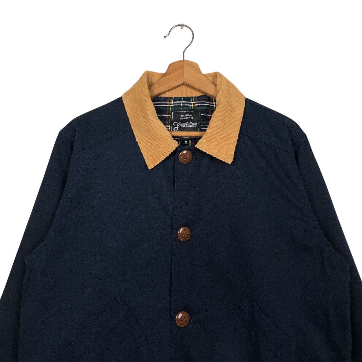 45rpm 📌Vintage Chore Work Jacket Temptation Blanket Wool Size US M / EU 48-50 / 2 - 4 Thumbnail