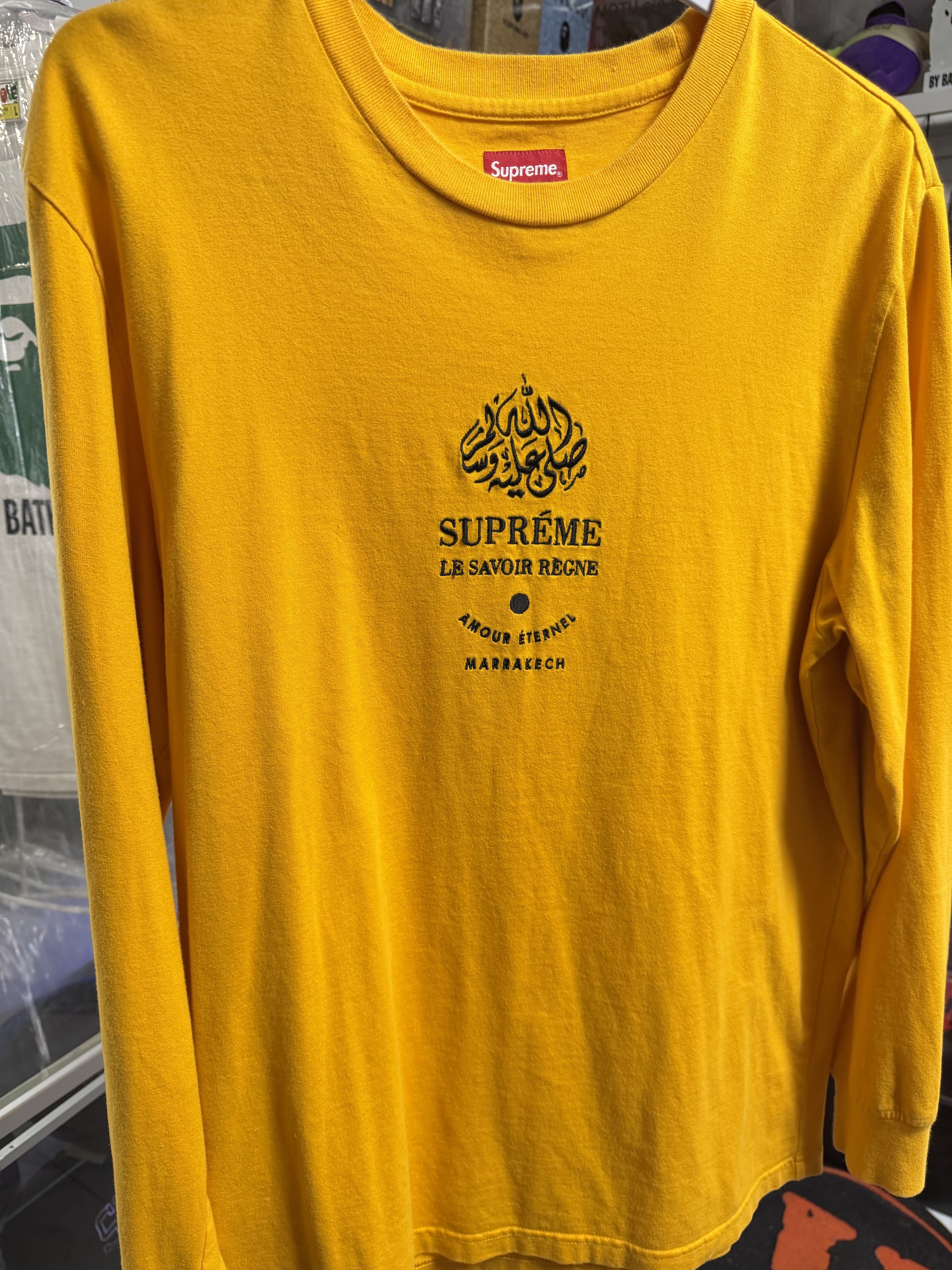 Supreme Supreme Marrakech Longsleeve Yellow Size M Gently Worn Size US M / EU 48-50 / 2 - 1 Thumbnail