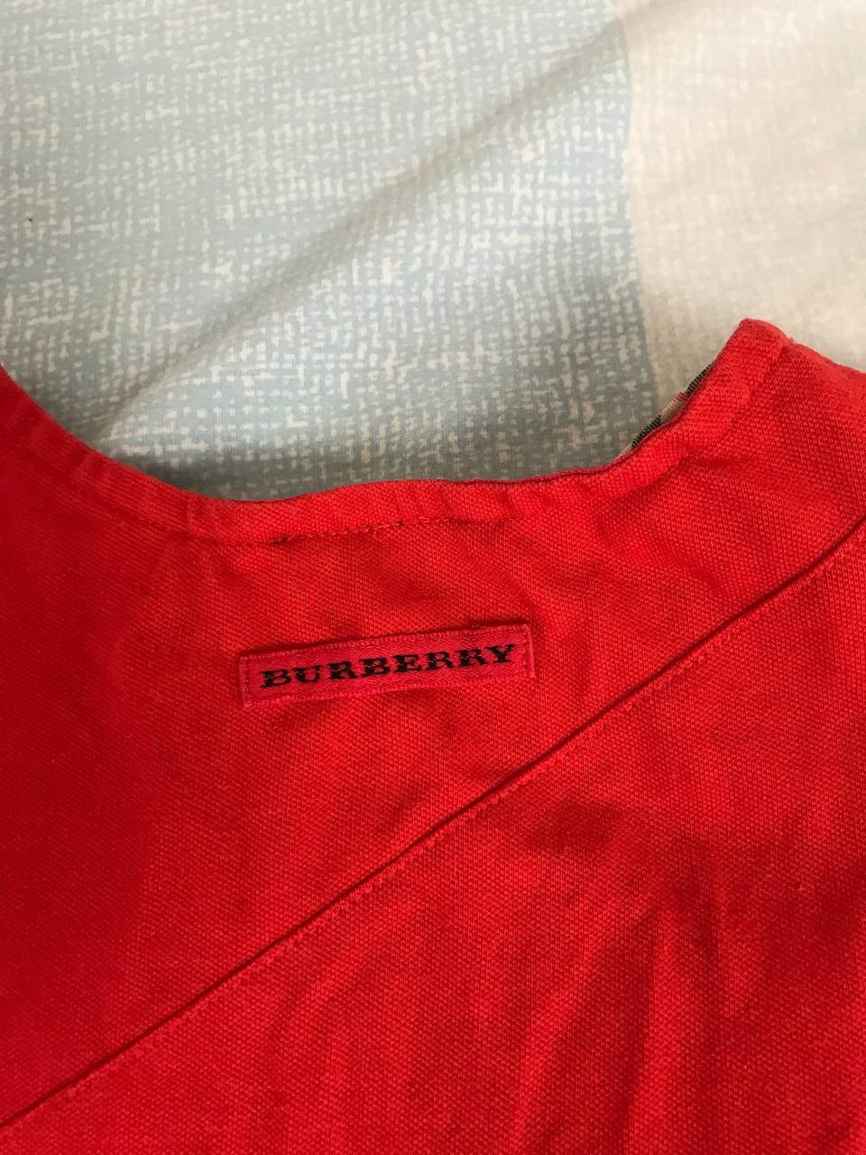 Burberry 🔥 Burberry Golf Vintage Tank Top Shirt Red Vintage Size XS / US 0-2 / IT 36-38 - 8 Thumbnail