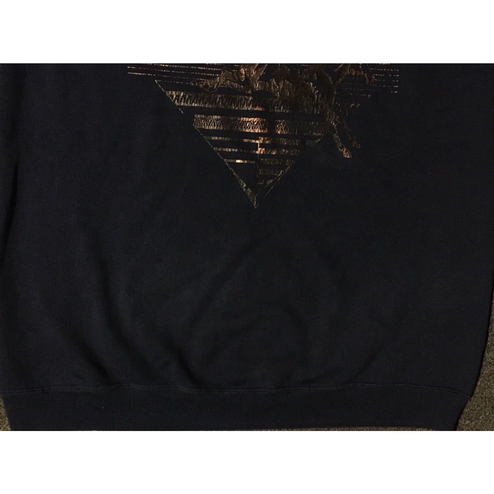 Hanes VINTAGE 80s Horses Faded Distress Hanes Hoodie M USA Blue Pullover Men Size US M / EU 48-50 / 2 - 3 Thumbnail