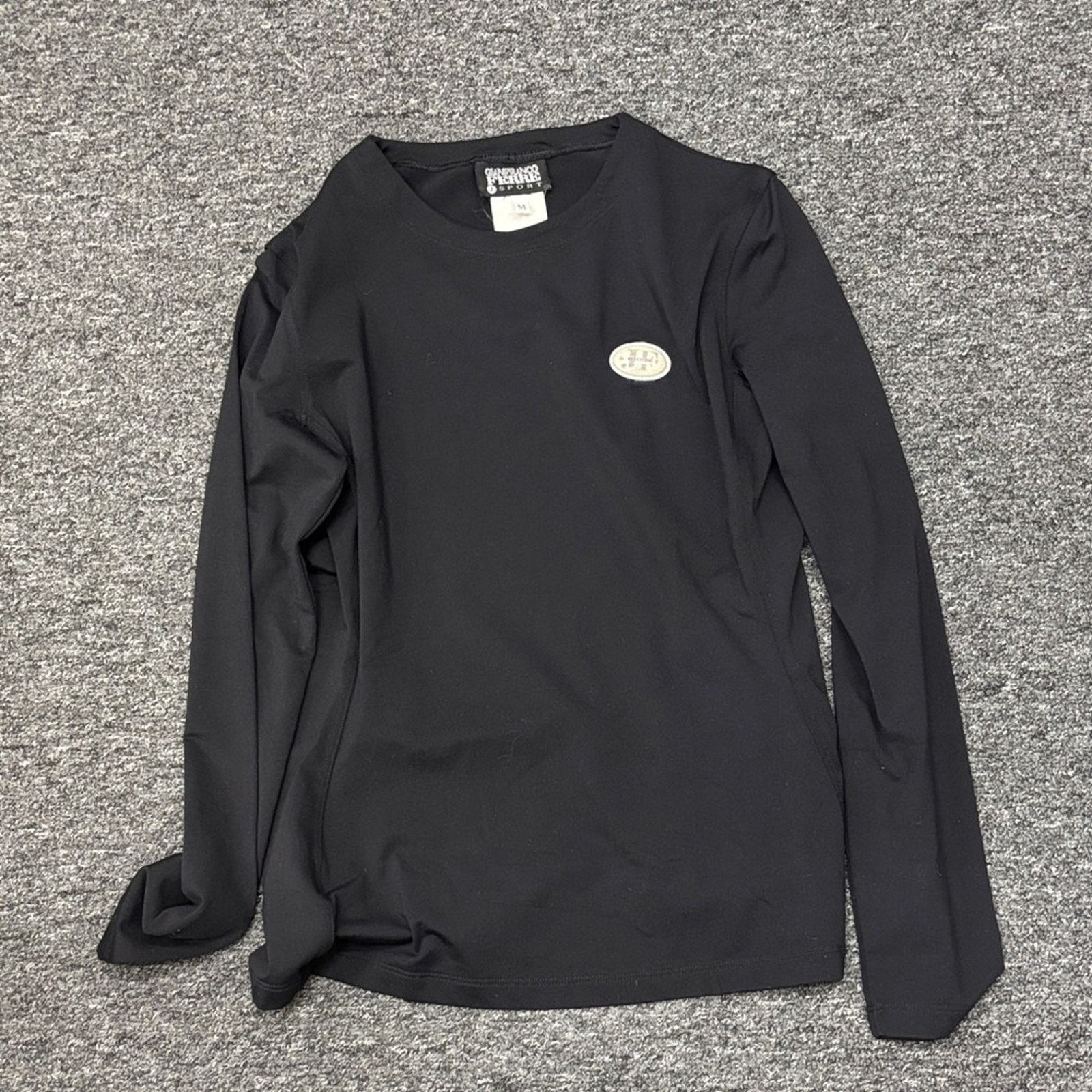 Gianfranco Ferre NWT Gianfranco Ferre Sport Black Long Sleeve Tee Size M Size M / US 6-8 / IT 42-44 - 7 Thumbnail