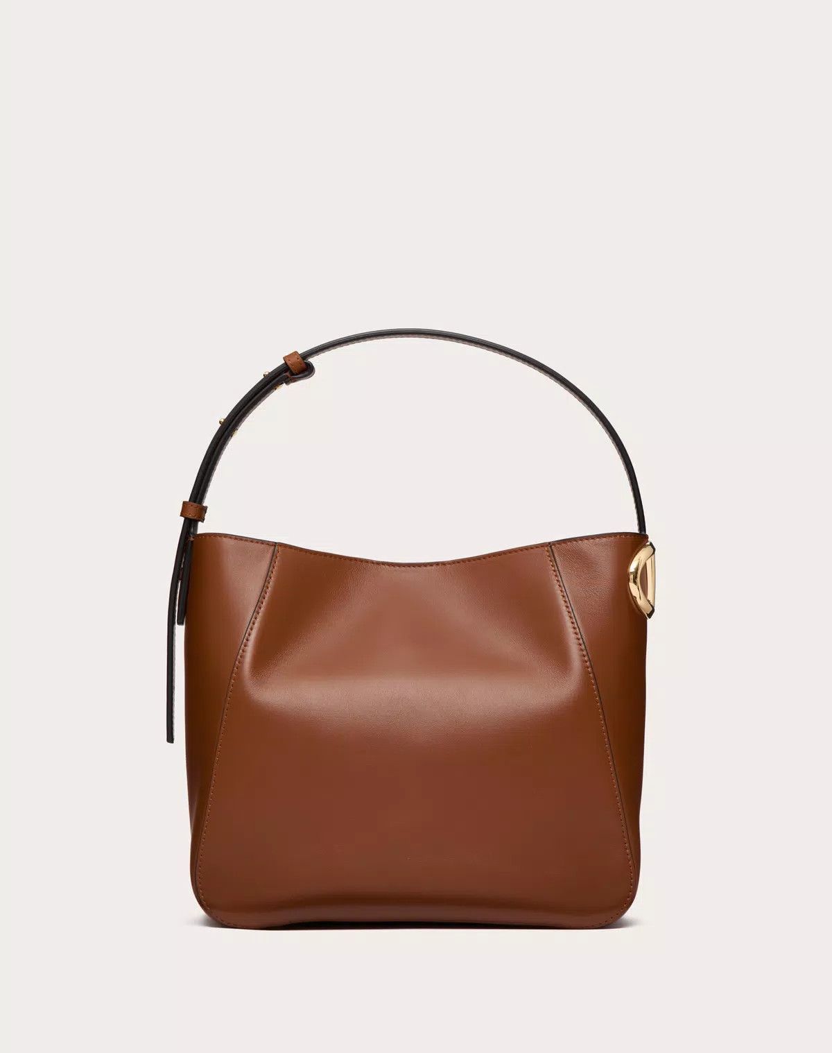 Valentino oc11z0725 Size:OS/Shopping Bag In Nappa Calfskin in Brown Size ONE SIZE - 3 Thumbnail