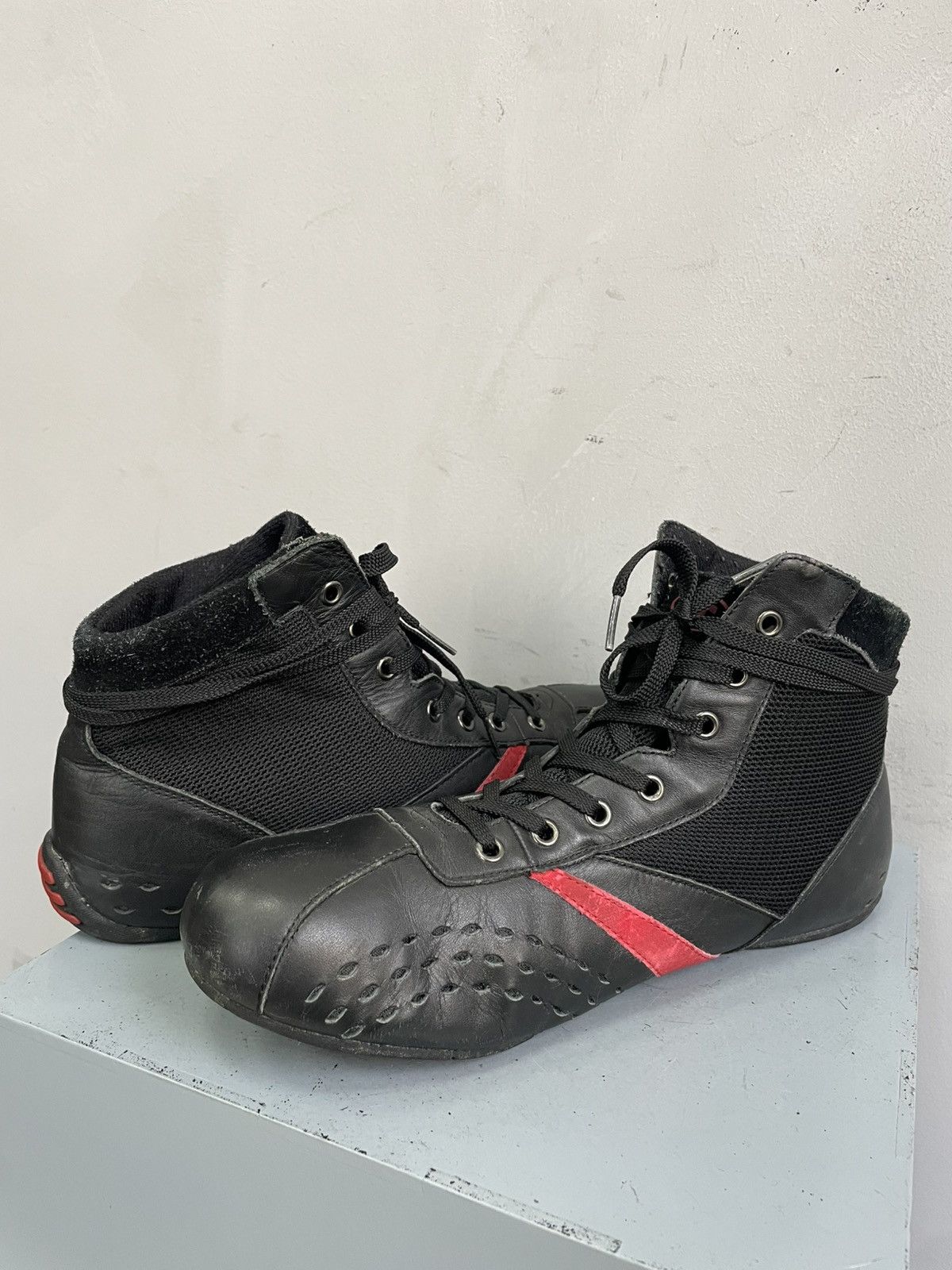 Alpinestars Margiela style leather moto boots fashion style archive y2k Size US 12 / EU 45 - 9 Thumbnail