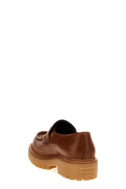 Prada PRADA Double Chocolate Brown Loafers New & Authentic Size US 11 / EU 44 - 3 Thumbnail
