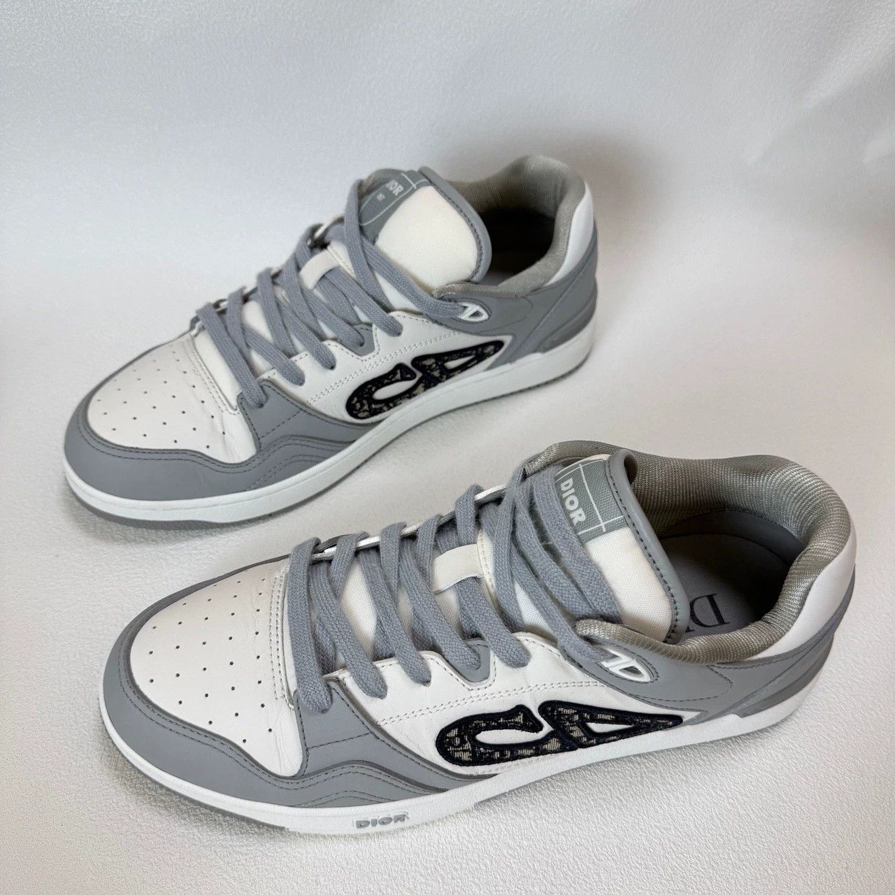 Dior DIOR B57 calfskin jacquard CD logo low-top sneakers Size US 8.5 / EU 41-42 - 4 Thumbnail