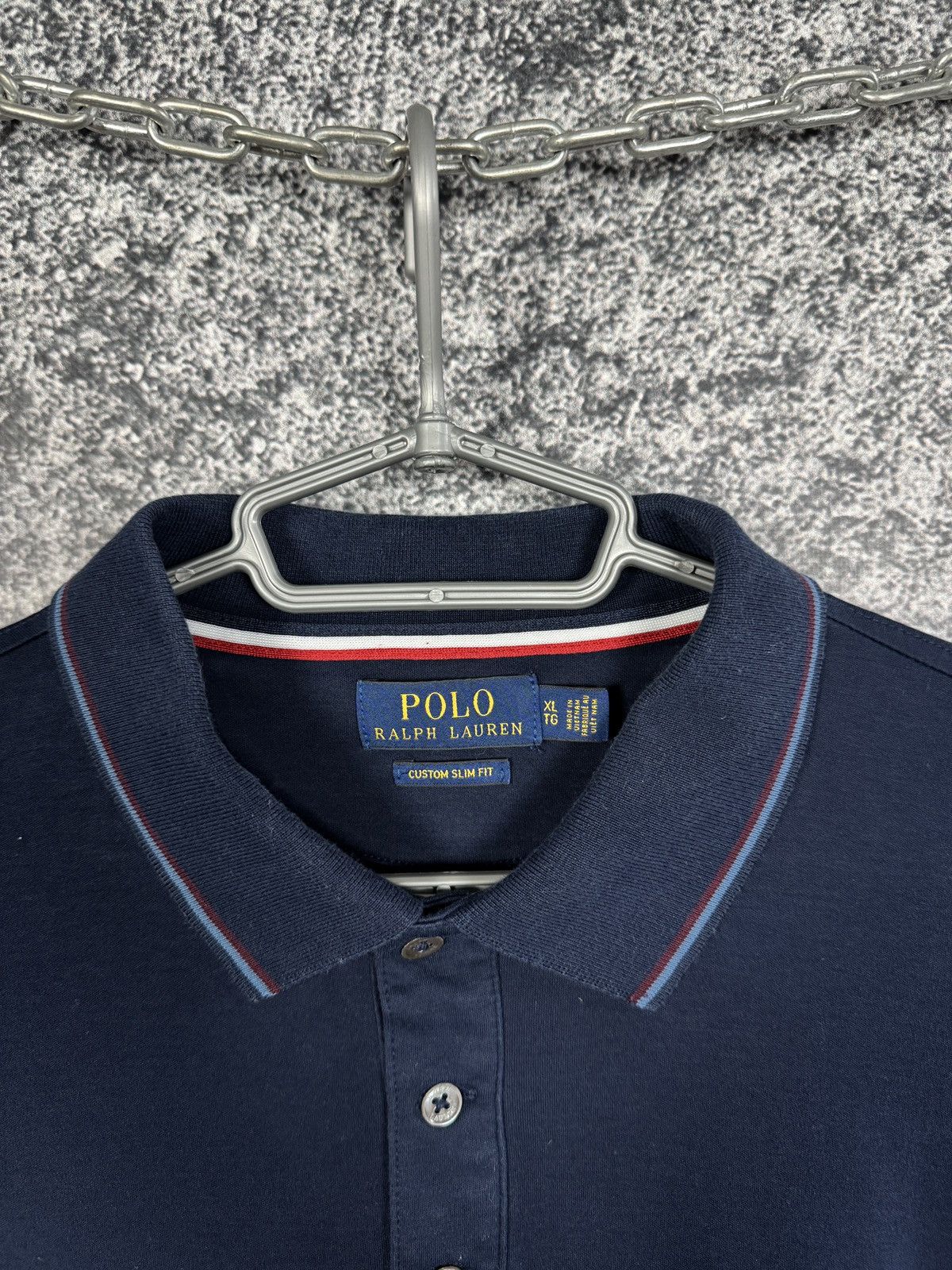 Polo Ralph Lauren Polo Ralph Lauren Custom Slim Fit Long Sleeve Polo Shirt XL Size US XL / EU 56 / 4 - 8 Thumbnail