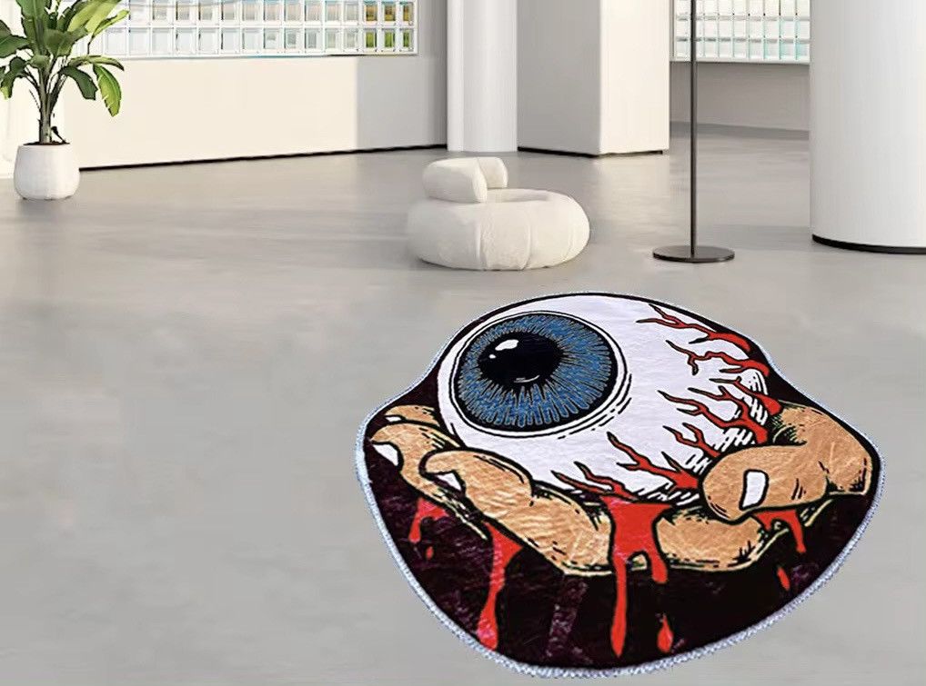 Vintage Stimulating Rugs Halloween Creative Rug 80x80cm Size ONE SIZE - 5 Thumbnail
