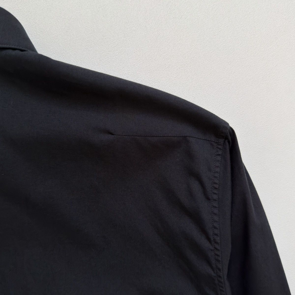 Dior Hedi Slimane Era Black Cotton Shirt Size US M / EU 48-50 / 2 - 12 Thumbnail