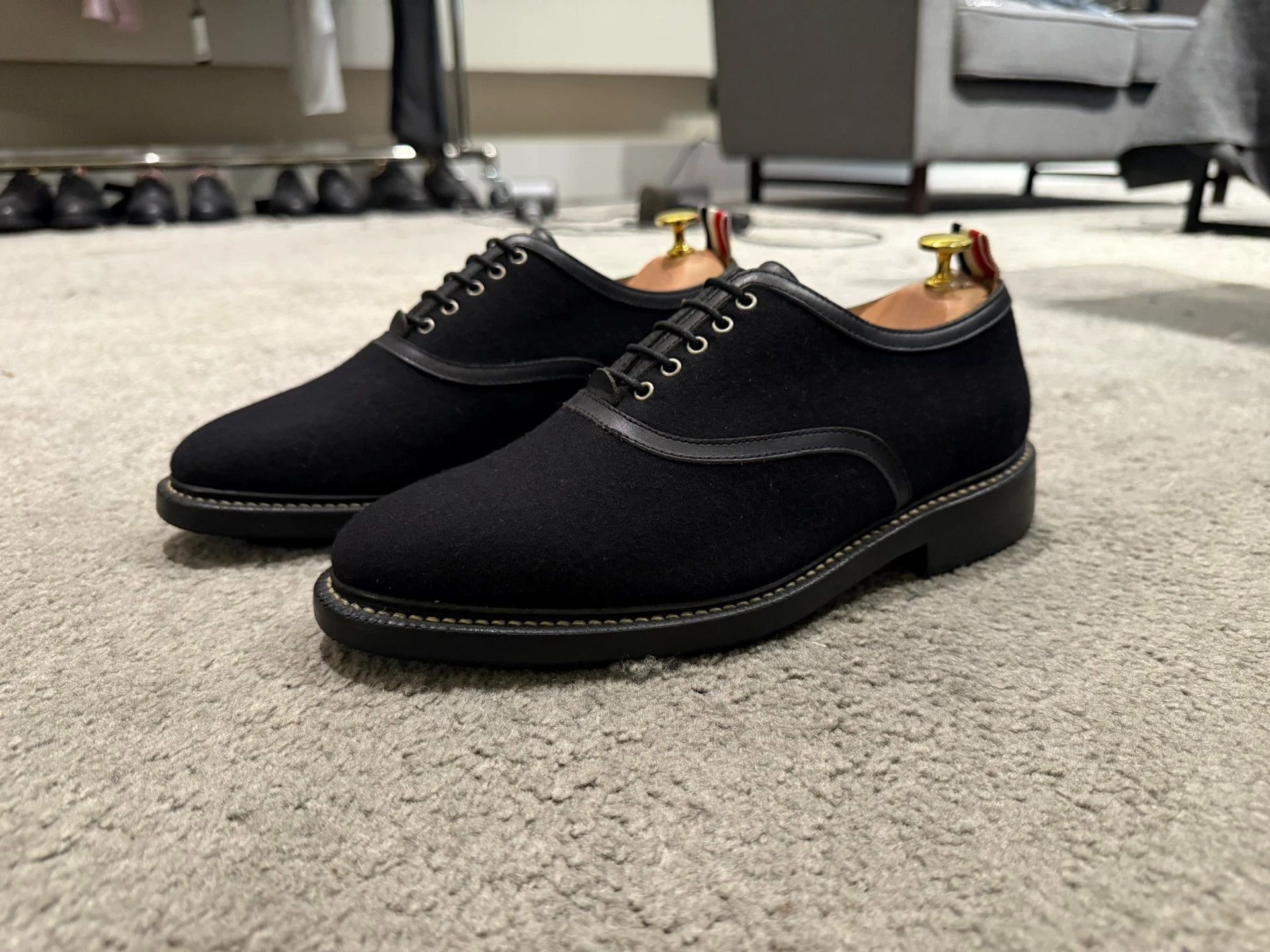 Thom Browne Thom Browne Rare Black Wooden Sole Derby US8 Size US 8 / EU 41 - 6 Thumbnail