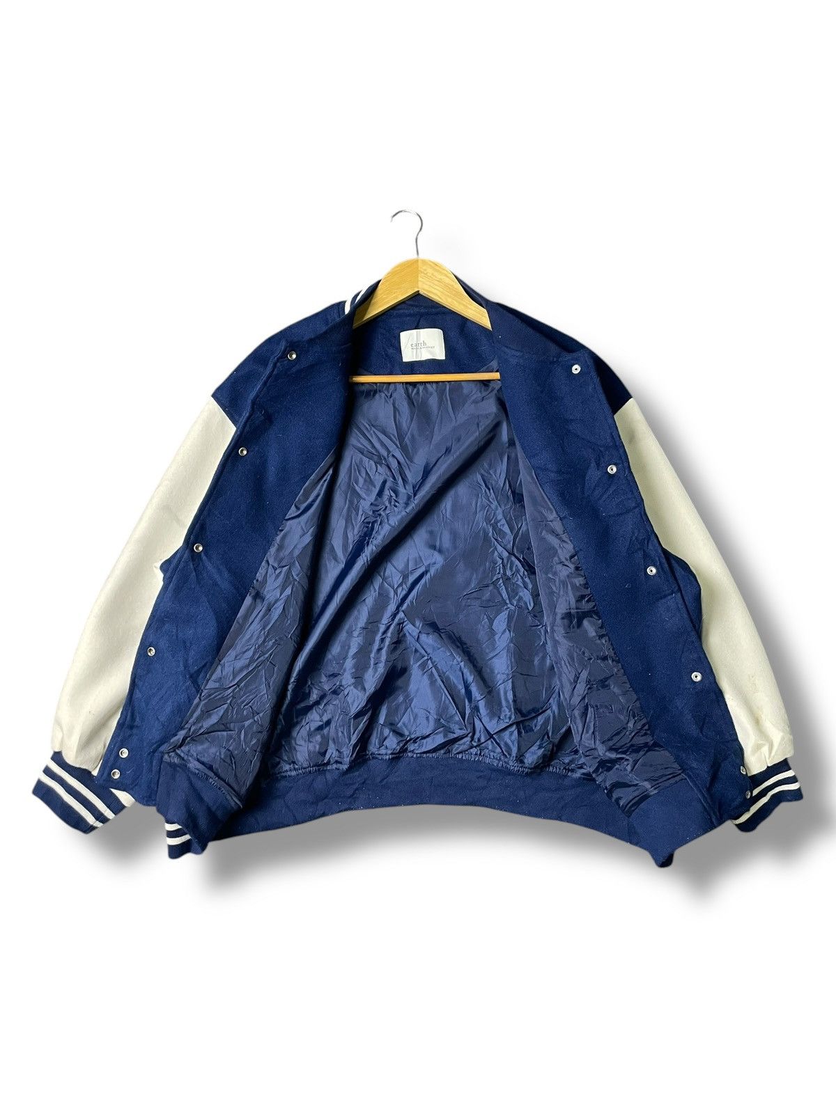 Japanese Brand Earth Music&Ecology Varsity Jacket (58) Size US XL / EU 56 / 4 - 2 Thumbnail