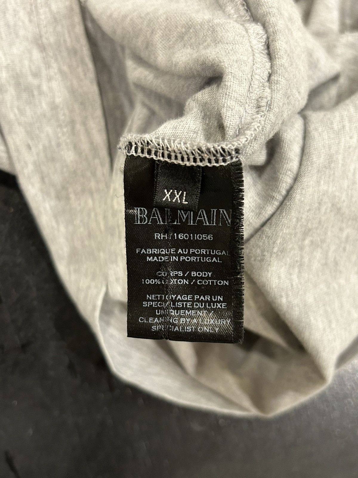 Balmain Balmain Vintage Logo Tee Size US XXL / EU 58 / 5 - 4 Thumbnail