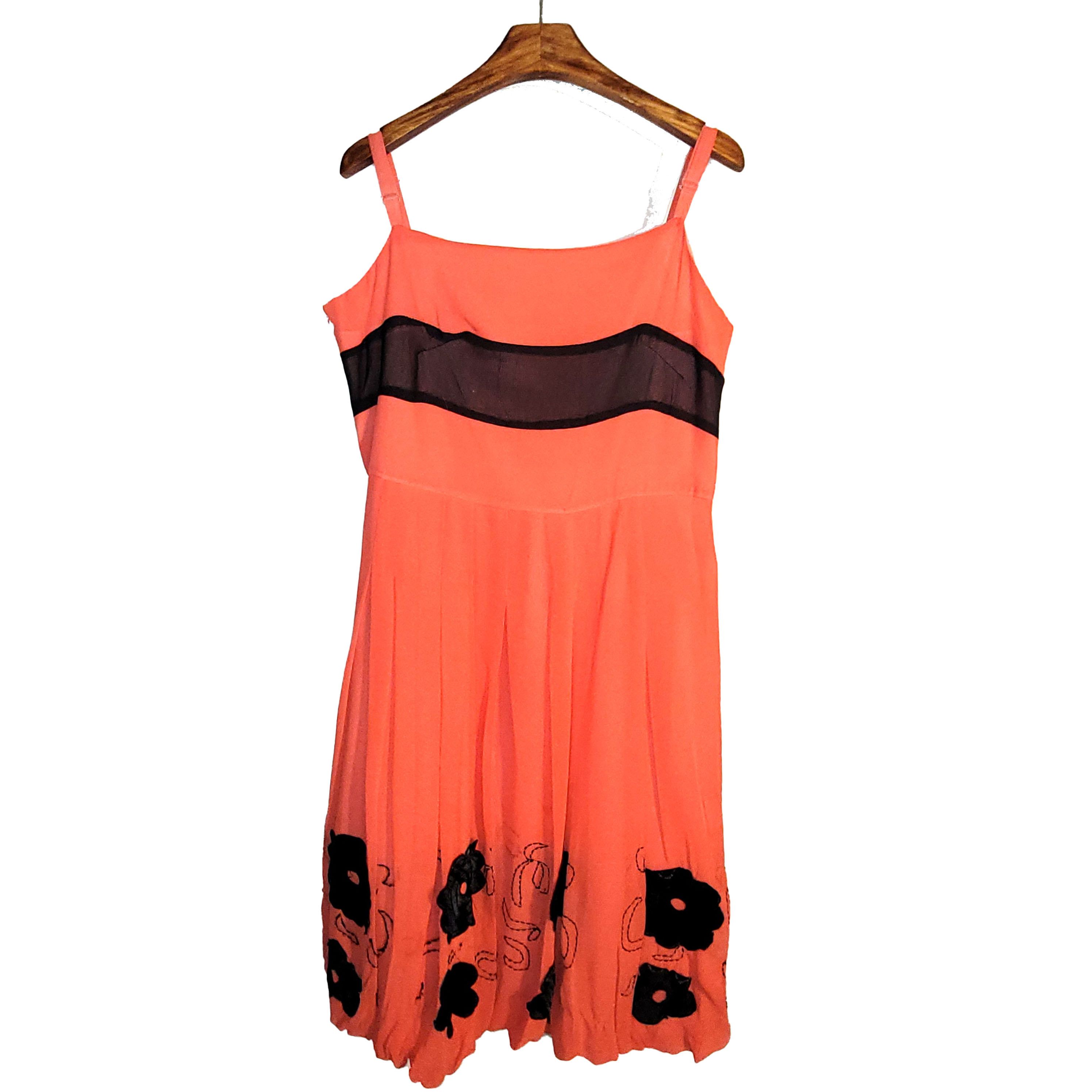 Other Women's Silk Sleeveless Camisole Spaghetti Strap Slip Dress Size M / US 6-8 / IT 42-44 - 2 Thumbnail