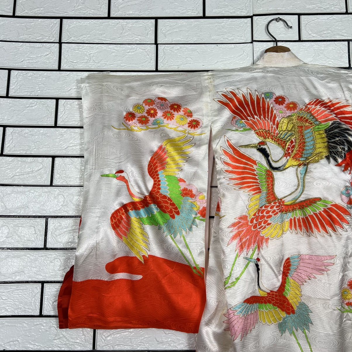 Japanese Brand Traditional Japan Kimono Embroidered Phoenix Logo #4190-C190 Size ONE SIZE - 3 Thumbnail