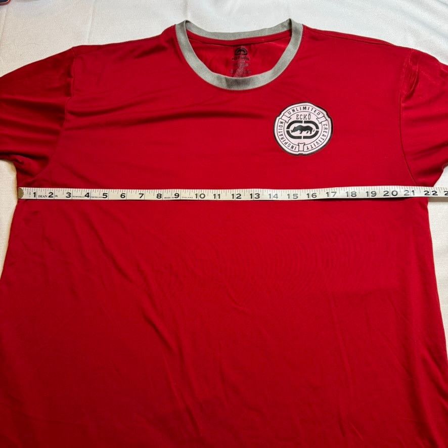 Ecko Unltd. Ecko Unltd Red Y2K Graphic T Shirt XL Streetwear Logo Tee Size US XL / EU 56 / 4 - 6 Thumbnail
