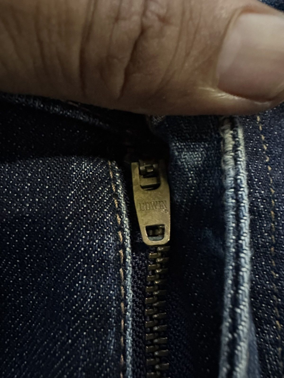 Edwin Vintage Edwin 503 Tokyo Fade Washed Denim 32x29 D294 Size US 32 / EU 48 - 11 Thumbnail