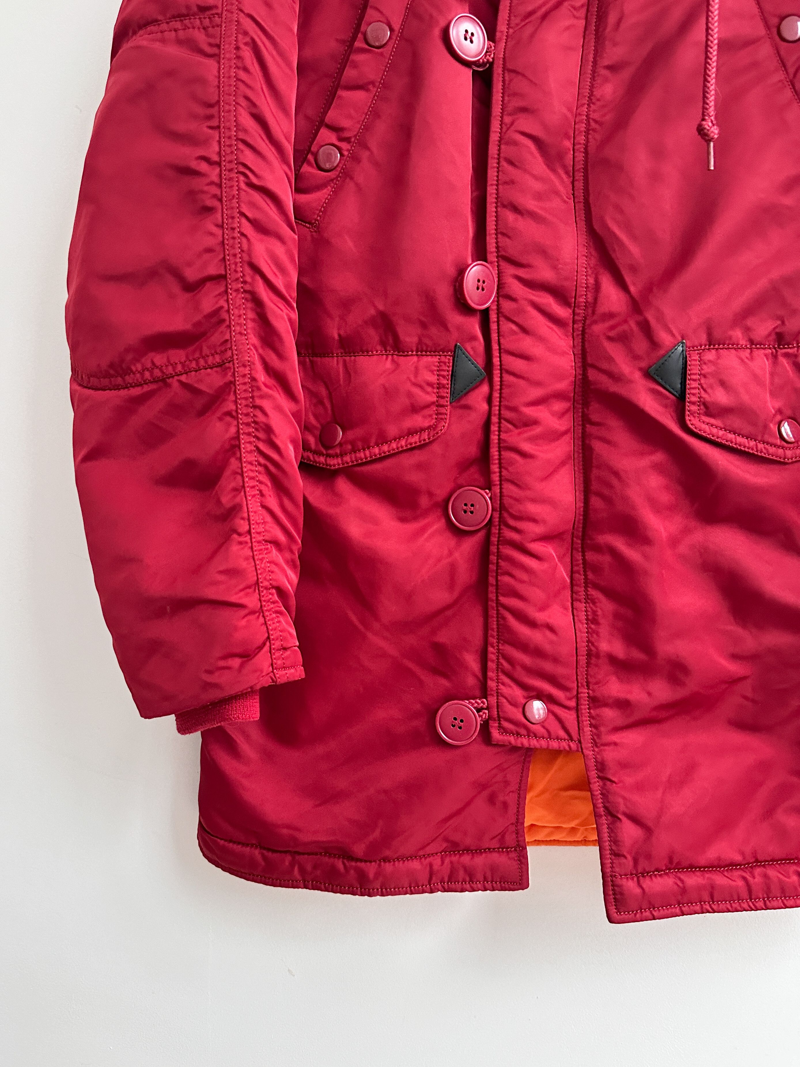 Alpha Industries × Vintage Alpha Industries Parka Coat Jacket Size XS / US 0-2 / IT 36-38 - 5 Thumbnail