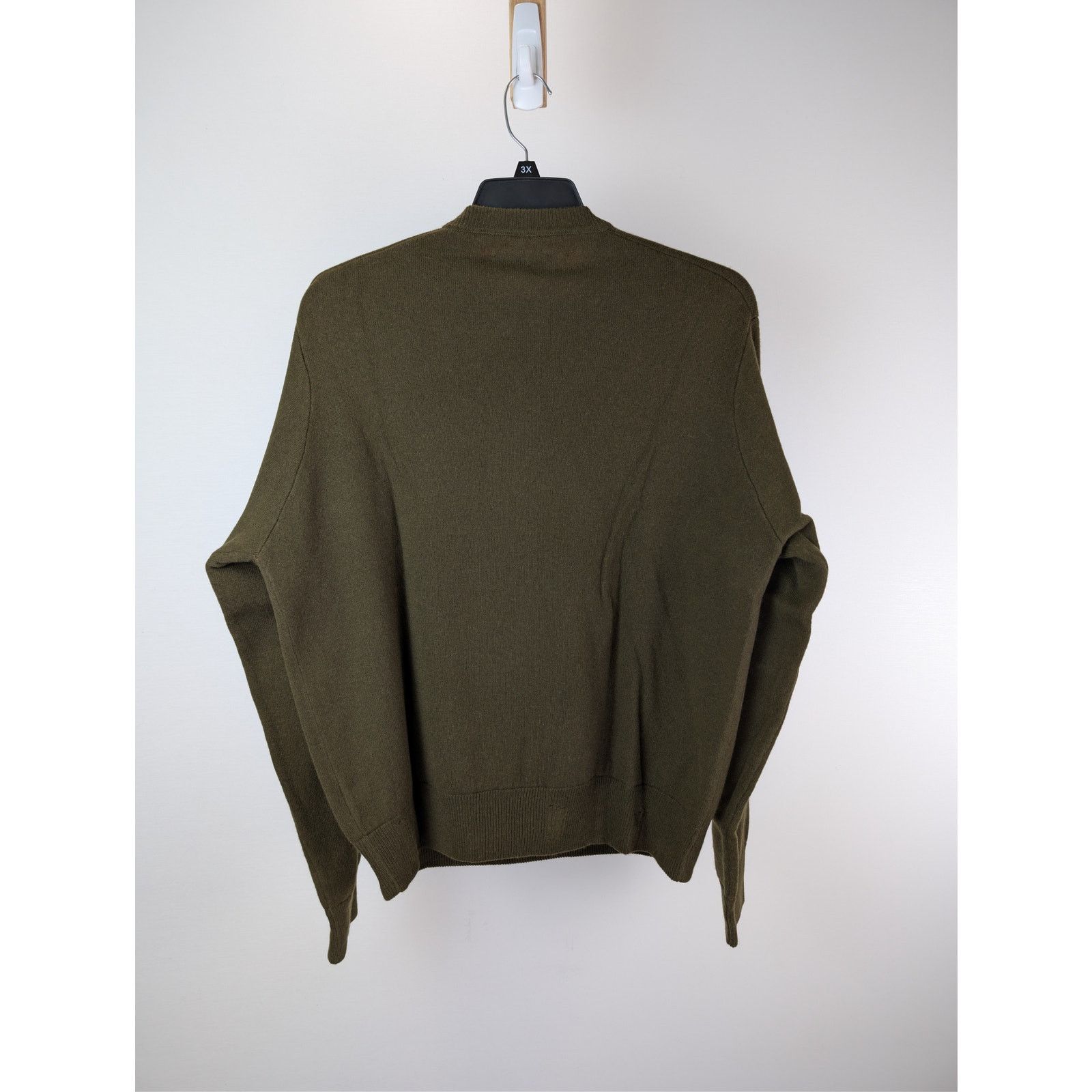 Amiri o1rshd1 Cut away Logo Crewneck Sweatshirt Military/Nastrium Size US M / EU 48-50 / 2 - 9 Thumbnail