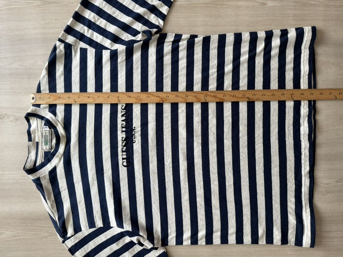 Gustin Vintage Guess Jeans USA Stripe Long Sleeve Sz M Made in USA Size US M / EU 48-50 / 2 - 4 Thumbnail