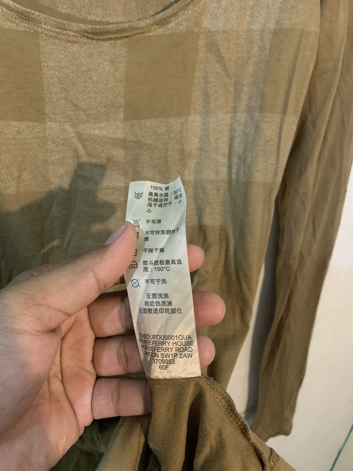 Burberry × Vintage Burberry brit long Sleeve Size US S / EU 44-46 / 1 - 8 Thumbnail