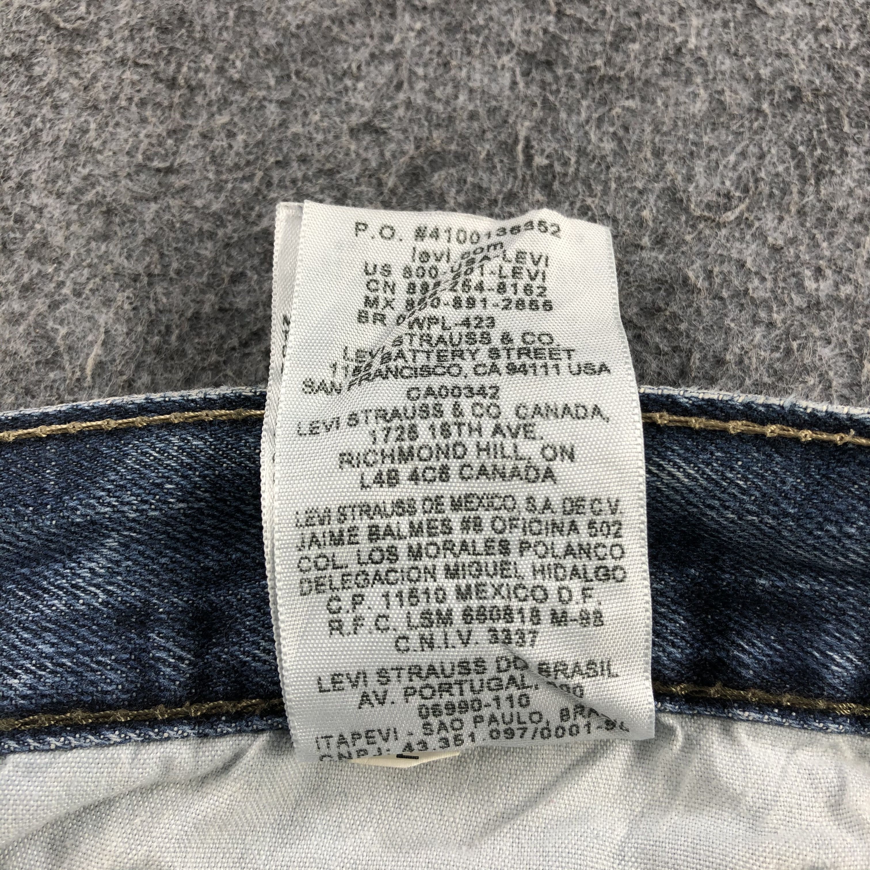 Levi's Vintage Blue Wash Levis 514 Jeans-J2123 Size US 34 / EU 50 - 12 Thumbnail