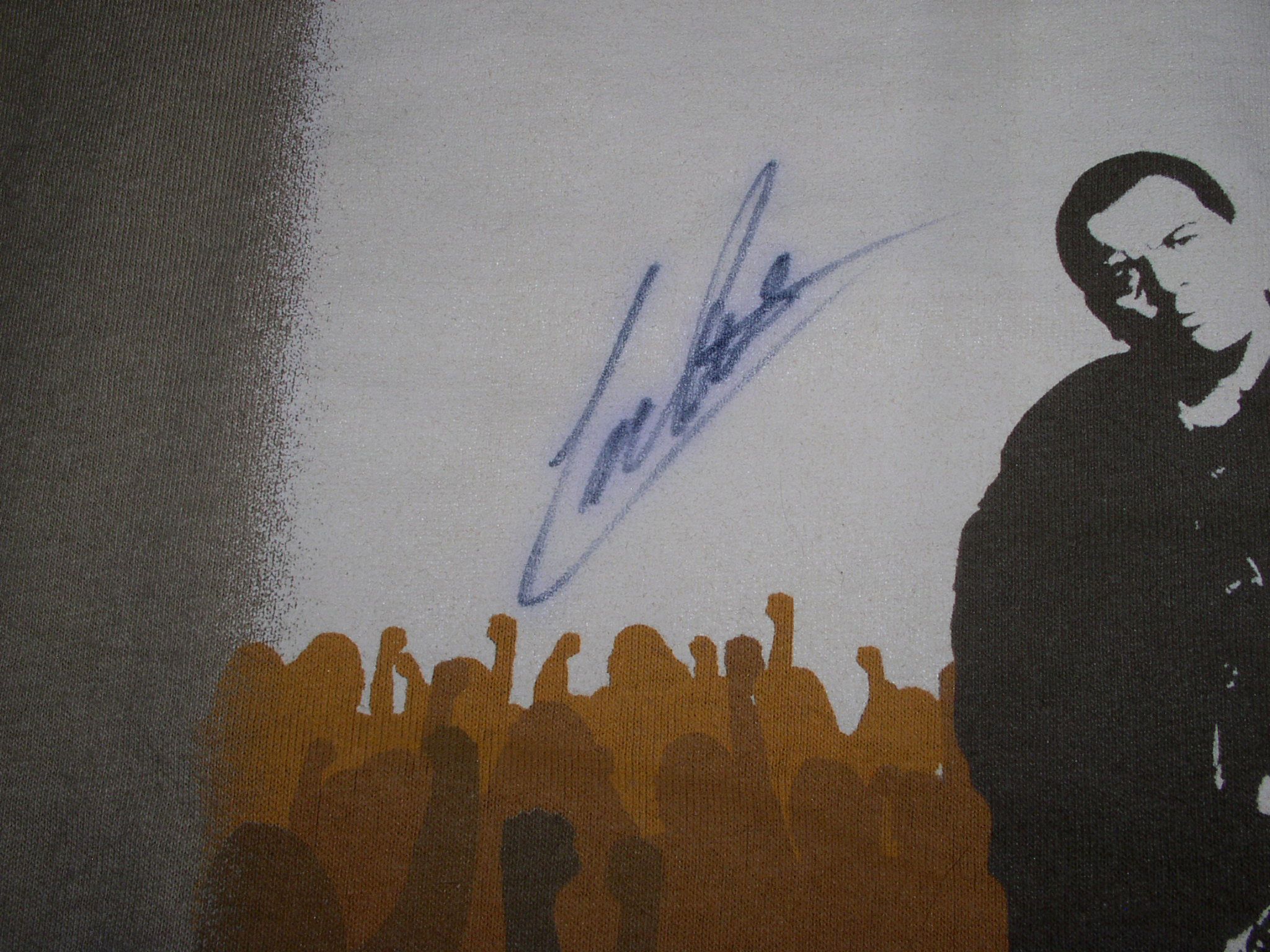 Vintage Carlos Mencia Autographed Concert Shirt Carlos For President Size US XL / EU 56 / 4 - 4 Thumbnail
