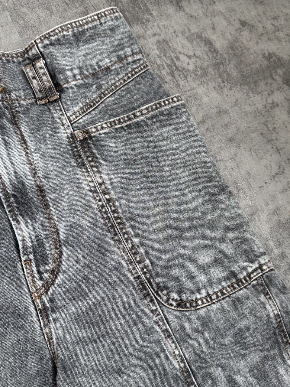 Isabel Marant Etoile Isabel Marant Etoile Acid Wash Sculpted Panel Jeans Denim Size 27" / US 4 / IT 40 - 6 Thumbnail