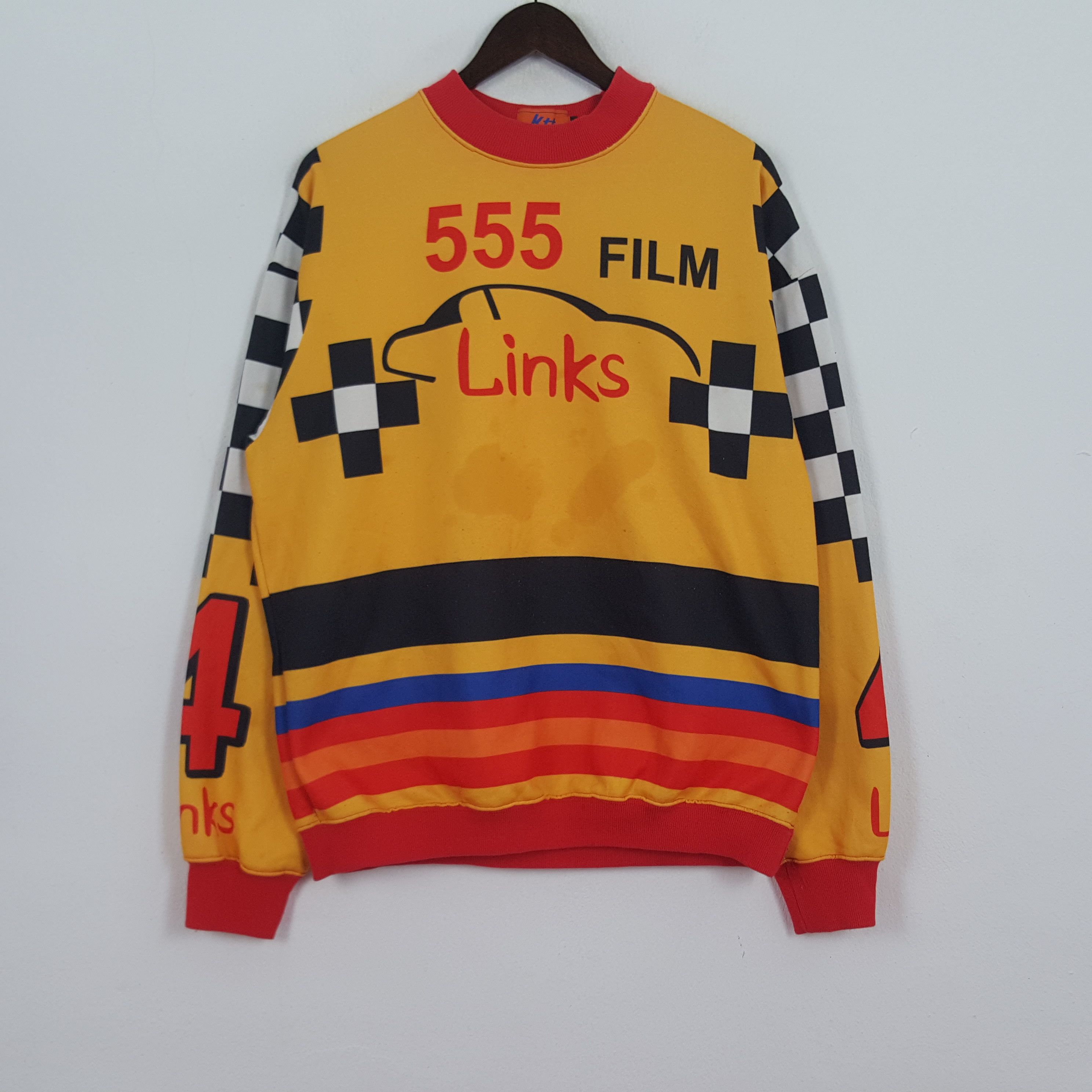 Other Vintage Ktt 555 Film Link Racing Sweatshirt Size US L / EU 52-54 / 3 - 1 Thumbnail