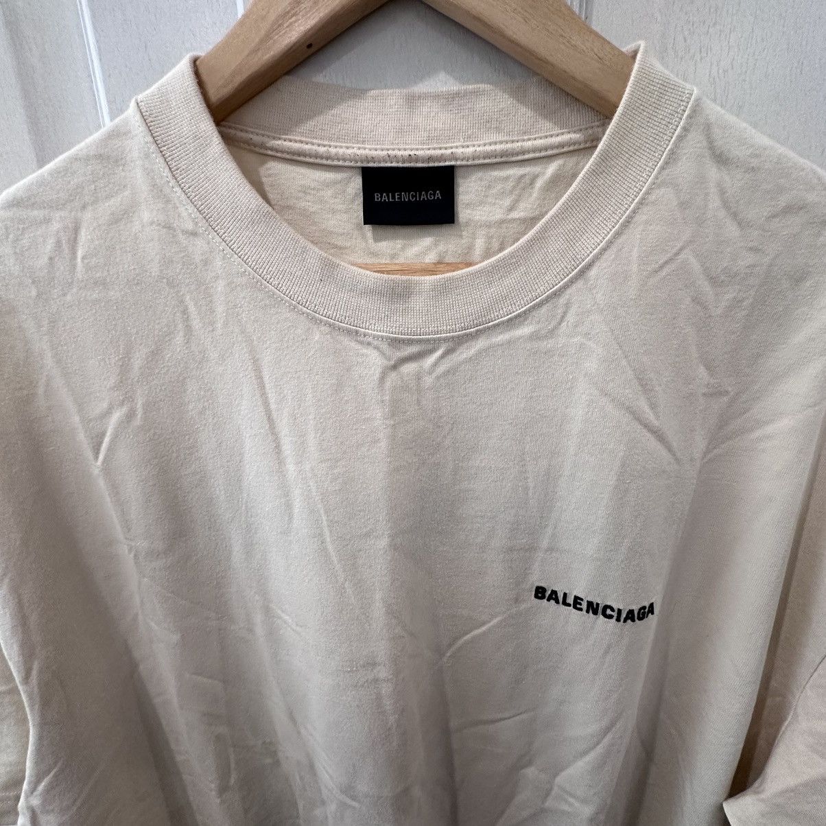 Balenciaga Balenciaga Logo T-Shirt Size US XXL / EU 58 / 5 - 4 Thumbnail