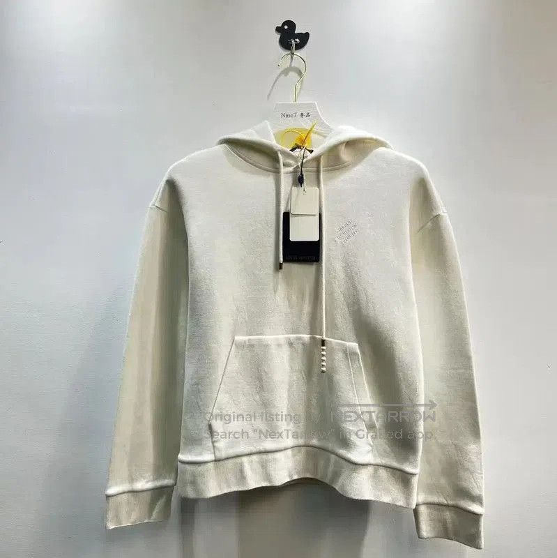 Louis Vuitton Louis Vuitton White Cotton Men's Hoodie . Size US M / EU 48-50 / 2 - 1 Thumbnail